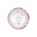Piatti Prima Comunione Chic Rosa 18 cm 