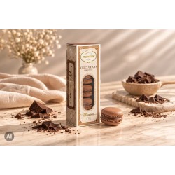 MACARONS MAXTRIS cioccolato, CONFEZIONE DA 5