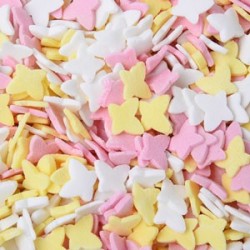 Farfalle colorate di zucchero modecor 50 gr