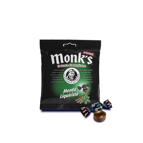 Monk's mini ment e liquirizia 300gr