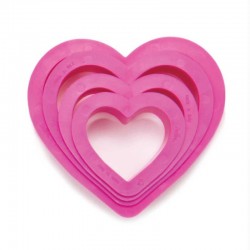 Set 4 tagliapasta cuore