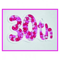 Porta confetti " 30th "