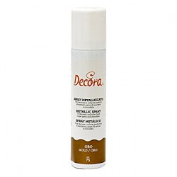 Decora spray metallizzato oro 75 ml