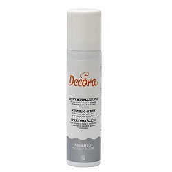 Decora spray metallizzato argento 75 ml