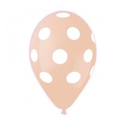 Palloni ad elio 12" Pois rosa