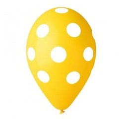 Palloni ad elio 12" Pois giallo