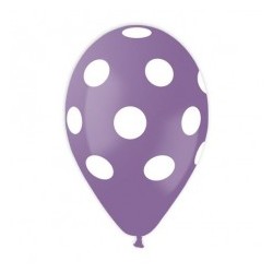 Palloni ad elio 12" Pois lavanda