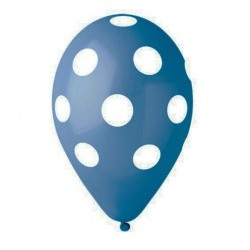 Palloni ad elio 12" Pois blu