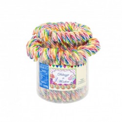 Candy canes multicolor 10pz