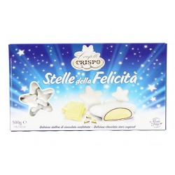 Confetti Stelle della Felicità Bianco Perlato 500gr Crispo