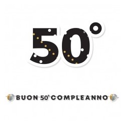 Scritta 50 anni prestige