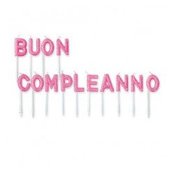 Set Buon Compleanno Rosa