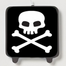 Candelina bandiera pirati