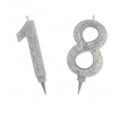 Candelina 18 anni glitter