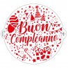 Stencil buon compleanno Decora